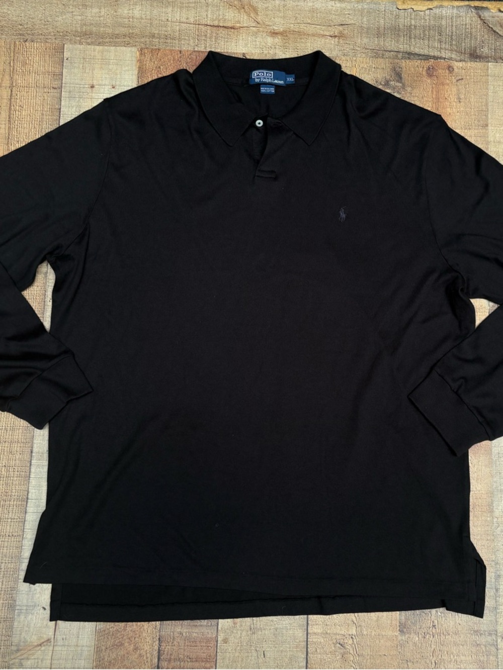 Ralph Lauren Black Long Sleeve Polo Shirt